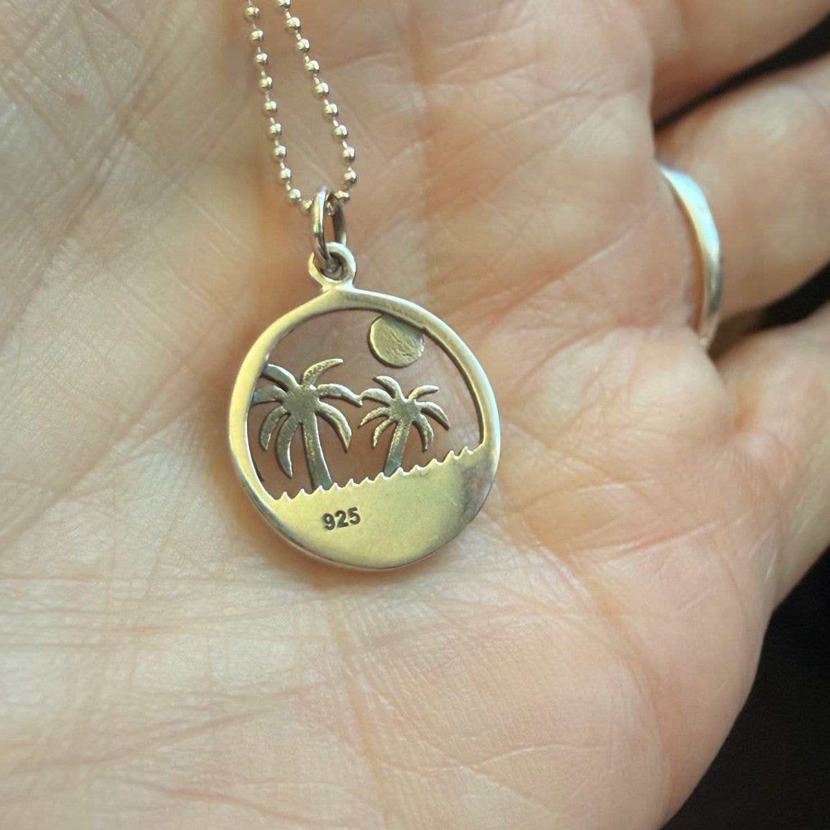Sterling Silver Palm Trees