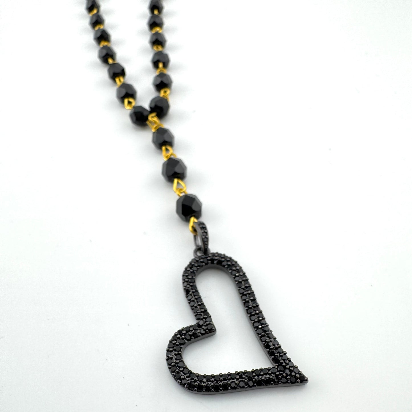 Necklace: Black beauties!