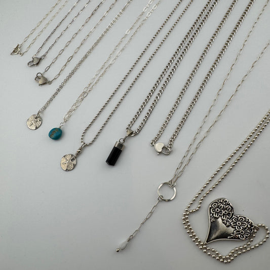 Necklace: Chain, Sterling Silver