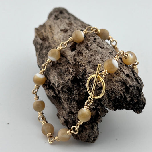 Wire-wrapped: Beaded Bracelets