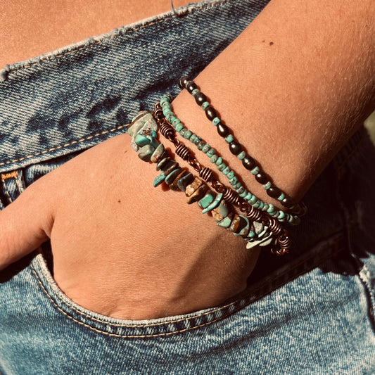 Wire Wrapped: Custom Bracelets (unisex)