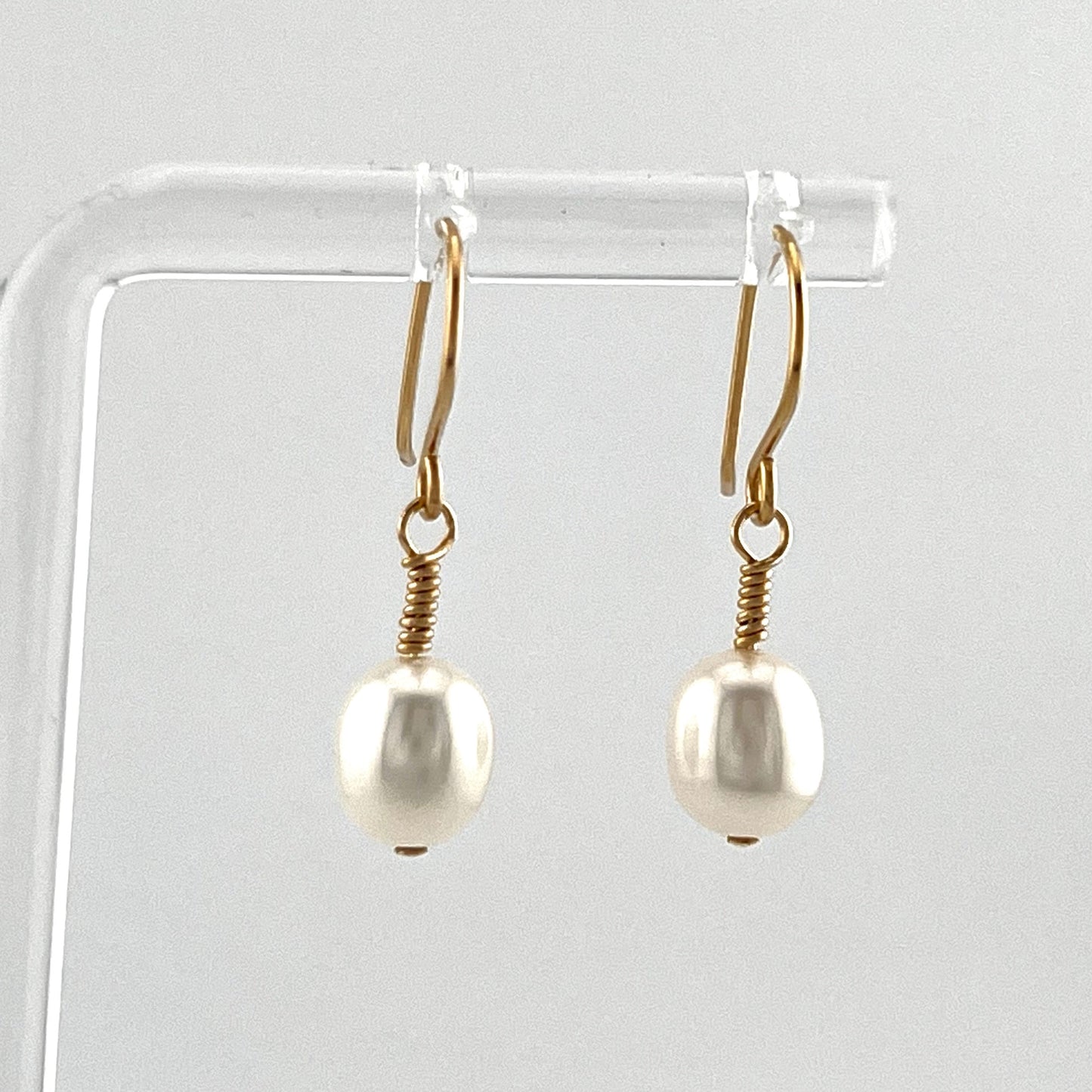 Earrings: Pearl Dangles