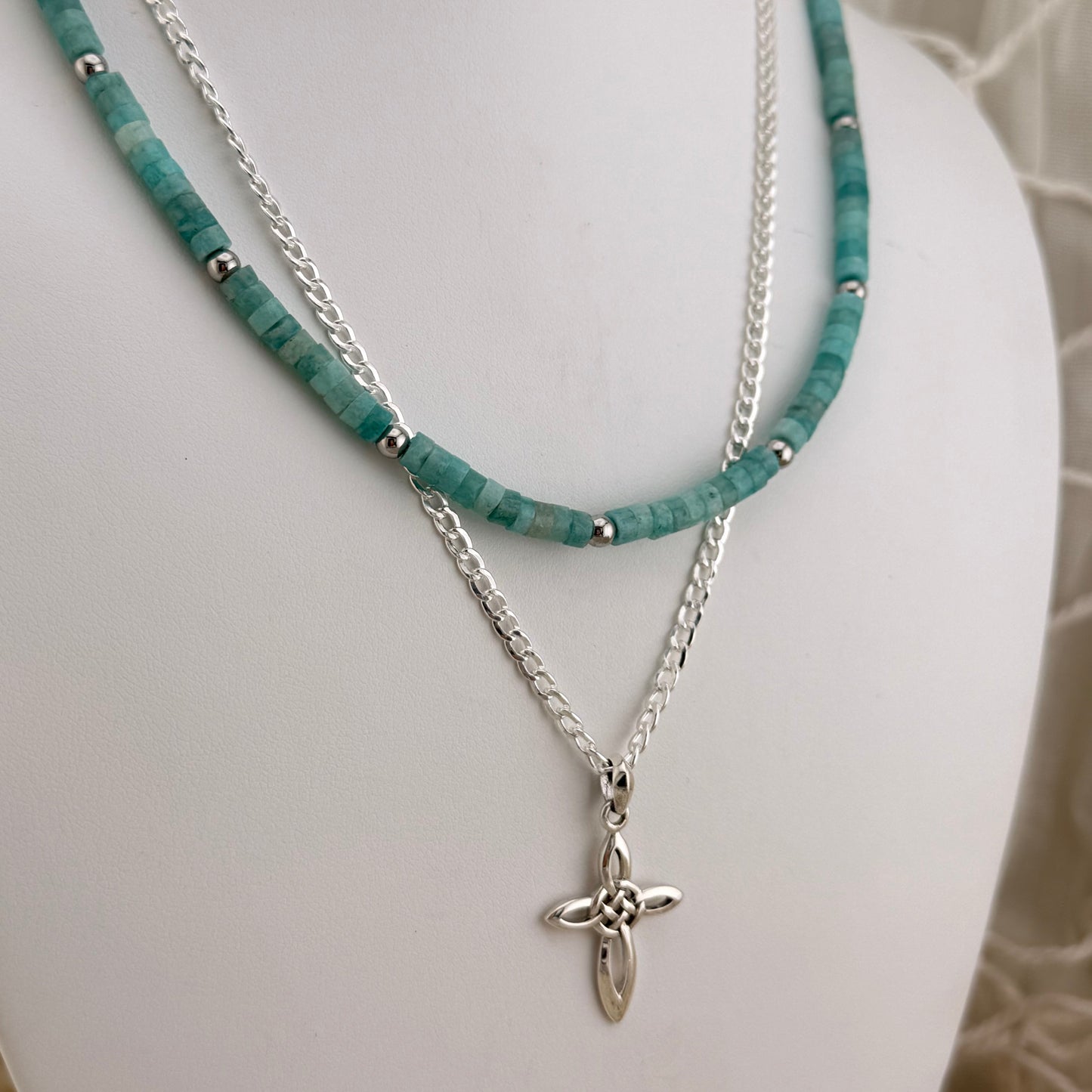 Gemstone Surfer Necklaces