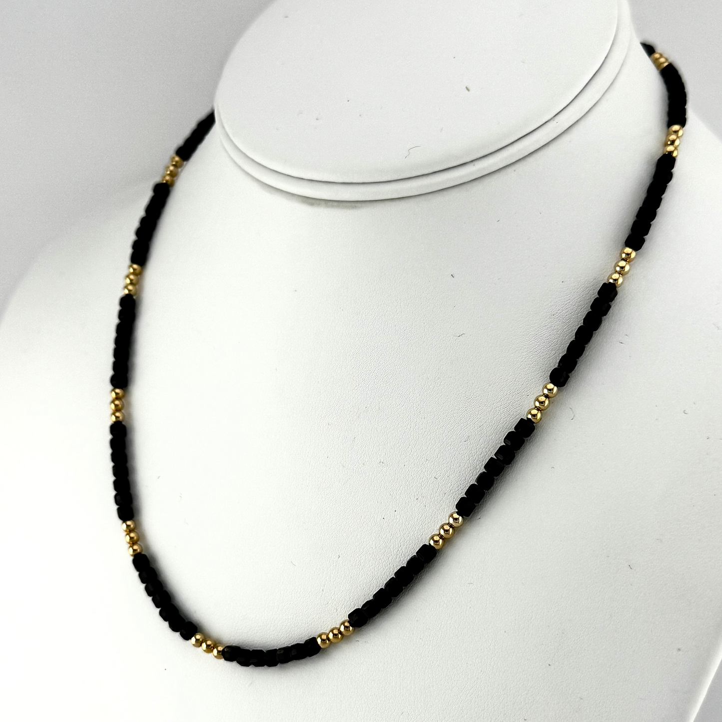 Spinel & Gold Filled Beads