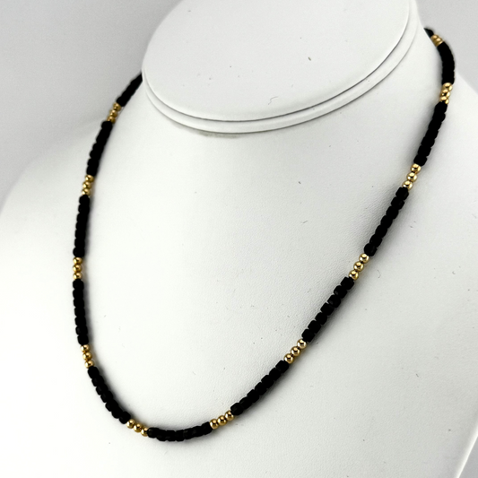 Spinel & Gold Filled Beads