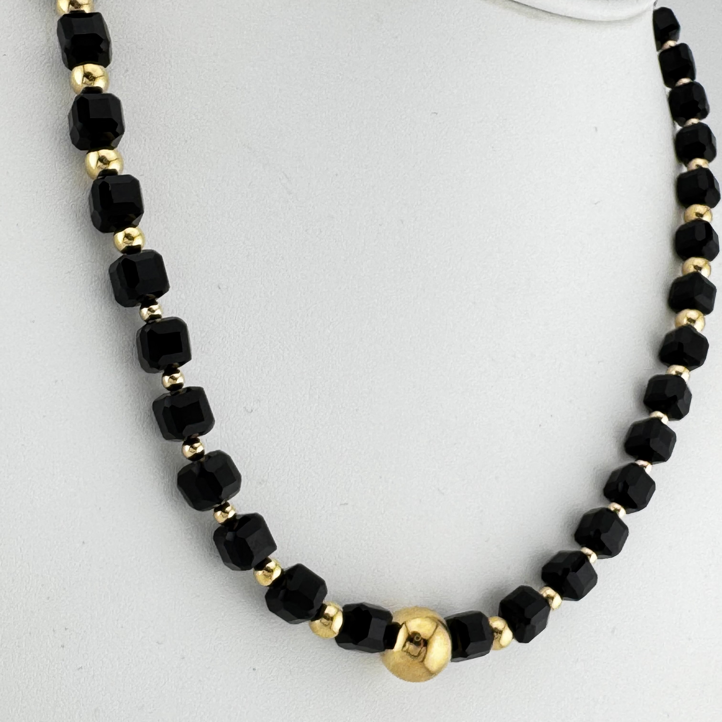 Onyx & Gold Filled Beads