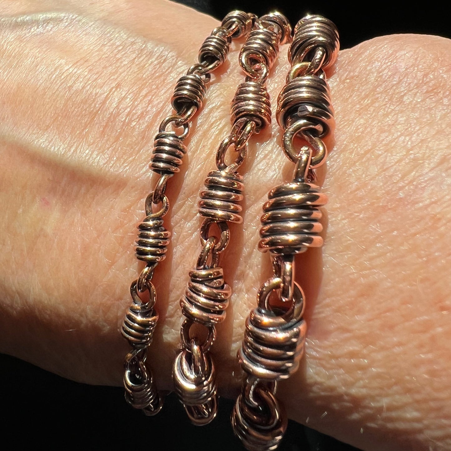Adjustable Wire Wrapped Bracelet – Blissful Creations by Teresa