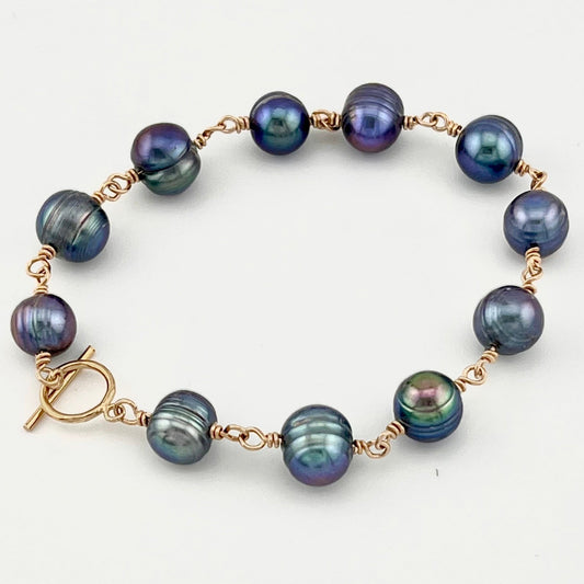 Bracelet: Tahitian Circle Pearl Beads